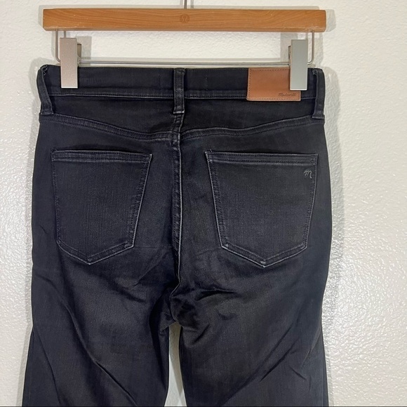 Madewell High Riser Skinny In Washed Black Size 27 - Picture 7 of 8
